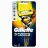 Aparat de ras Gillette FUSION PROSHIELD,  1 rez., 1 buc + 1 rez,  Argintiu,  Negru