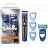 Aparat de ras electric Gillette FUSION PROGLIDE STYLER, 3 trepte, taiere,  0.25 - 9 mm,  Cap pivotant,  1 x AAA,  Negru,  Albastru