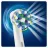 Periuta de dinti electrica Oral-B PRO 2 2000 Cross Action, Pentru adulti,  8800 RPM,  40000 pulsatii, min,  Alb,   Albastru