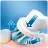 Periuta de dinti electrica Oral-B PRO 2 2000 Cross Action, Pentru adulti,  8800 RPM,  40000 pulsatii, min,  Alb,   Albastru