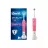 Periuta de dinti electrica Oral-B VITALITY PINK 3D WHITE, Pentru adulti,  7600 RPM,  Timer 2 min,  Roz,  Alb