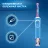 Periuta de dinti electrica Oral-B FROZEN, Pentru copii,  7600 RPM,  Timer 2 minute,  Albastru deschis,  Roz