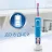 Periuta de dinti electrica Oral-B FROZEN, Pentru copii,  7600 RPM,  Timer 2 minute,  Albastru deschis,  Roz