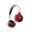 Casti cu microfon Cellular Line MUSICSOUND White Red, Bluetooth