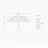 Umbrela Xiaomi Umbrella Super waterproof Green