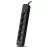 Prelungitor cu protectie SVEN SF-05LU, 2 USB ports charging (2.4A), Black, 5 Sockets,  1.8m