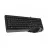 Kit (keyboard+mouse) A4TECH F1010 BLACK/GREY