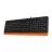 Tastatura A4TECH FK10 Black/Orange