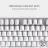 Gaming keyboard RAZER BlackWidow Lite Orange Switch Mercury - US Layout