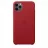 Husa APPLE iPhone 11 Pro Max Leather Case Red