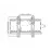 Suport perete REFLECTA Plano Flat 37-05 Silver 23-37, 400x200,  0°, +5°,  400x200,  75 kg,  Argintiu