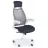 Офисное кресло Halmar FRANKLIN, Ткань, Акриловая сетка, Газлифт, Серый, Белый, 60 x 65 x 116-124
