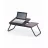 Masa pentru laptop AG B-19, Pentru laptop,  MDF,  Metal,  Nuc intunecat,, 60 x 34 x 23