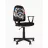 Детское кресло-стул AG FALCON GTP TA1, Ткань, Газлифт, Черный с рисунком, 46 x 44.5 x 95.5-113.5