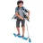 Trotineta Razor Scooter California Longboard - Blue, 6+,  2 roti,  Plastic,  Albastru deschis