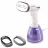 Vaporizator pentru haine DAEWOO DGS1500P, 1500 W, 60 g/min, 280 ml, Talpa inox, Alb, Violet