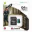 Карта памяти KINGSTON Canvas Cangas Go Plus SDCG3/64GB, MicroSD 64GB, Class10,  UHS-I,  U3,  V30