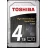 HDD TOSHIBA High-Performance X300 (HDWE140UZSVA), 3.5 4.0TB, 128MB 7200rpm