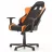 Fotoliu Gaming DXRacer Formula GC-F11-NO Black/Orange, Metal,  Piele eco,  Stofa,  Gazlift,  150 kg,  145-185 cm,  Negru,  Oranj