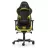 Fotoliu Gaming DXRacer Racing GC-R131-NY Black/Yellow, Metal,  Piele eco,  Gazlift,  150 kg,  165-195 cm,  Negru,  Galben