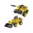 Jucarie XTech Bricks 2in1,  Construction Bulldozer & Tank,  261 pcs