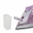 Fier de calcat ESPERANZA TULLE CERAMIC EHI004, 2400 W, 250 ml, Talpa ceramica, Violet, Alb