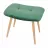 Taburet DP Trio~Green, Metal,  Placaj,  Spuma poliuretanica,  Stofa,  Verde, 44 x 52 x 35