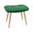 Taburet DP Trio~Green, Metal,  Placaj,  Spuma poliuretanica,  Stofa,  Verde, 44 x 52 x 35