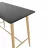 Masa OEM GENUINE Mobilier de birou bar JACK~Black, MDF,  Metal,  Negru,  Stejar laptos,, 120 x 97 x 60