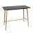 Masa OEM Mobilier de birou bar JACK~Black, MDF,  Metal,  Negru,  Stejar laptos,, 120 x 97 x 60