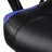 Fotoliu Gaming GAMEMAX GCR07 Black/Blue, Otel,  Piele artificiala,  Gazlift,  125 kg,  Negru,  Albastru