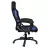 Fotoliu Gaming GAMEMAX GCR07 Black/Blue, Otel,  Piele artificiala,  Gazlift,  125 kg,  Negru,  Albastru