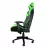 Fotoliu Gaming GAMEMAX GCR08 Black/Green, Metal,  Piele artificiala,  Gazlift,  150 kg,  Negru,  Verde