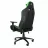 Fotoliu Gaming GAMEMAX GCR08 Black/Green, Metal,  Piele artificiala,  Gazlift,  150 kg,  Negru,  Verde