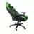 Fotoliu Gaming GAMEMAX GCR08 Black/Green, Metal,  Piele artificiala,  Gazlift,  150 kg,  Negru,  Verde