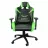 Fotoliu Gaming GAMEMAX GCR08 Black/Green, Metal,  Piele artificiala,  Gazlift,  150 kg,  Negru,  Verde