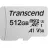 Карта памяти TRANSCEND TS512GUSD300S, MicroSD 512GB, Class 10,  UHS-I (U3) SD adapter