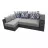 Угловой диван Artvent Модель III/I, Угловой диван,  ЛДСП,  Ткань,  Серый, 240 x 147 x 64