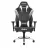 Fotoliu Gaming AKRacing Master Max AK-MAX-WT White, Metal,  Piele eco,  Gazlift,  180 kg,  170-200 cm,  Negru,  Alb