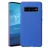 Husa HELMET Liquid Silicon with Ring Case Samsung S10 Blue