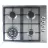 Plita incorporabila cu gaz TORNADO TR-4026 HM IX, 4 arzatoare, Inox