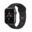 Smartwatch APPLE Watch SE 44mm/Space Grey Aluminium Case With Black Sport Band,  MYDT2 GPS
