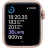 Smartwatch APPLE Watch Series 6 GPS,  40mm Gold Aluminum Case with Pink Sand Sport Band,  MG123 GPS, iOS 14+,  Retina LTPO OLED,  1.57",  GPS,  Bluetooth 5.0,  Auriu,  Roz