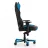 Fotoliu Gaming DXRacer Work GC-W0-NB-Y2, Metal,  Piele eco,  Gazlift,  150 kg,  165-185 cm,  Negru,  Albastru