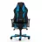 Fotoliu Gaming DXRacer Work GC-W0-NB-Y2, Metal,  Piele eco,  Gazlift,  150 kg,  165-185 cm,  Negru,  Albastru