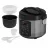 Multifierbator POLARIS PMC0578AD, 5 l,  750 W,  56 programe,  Reteta mea Plus,  supa,  cereale,  prajire,  coacere,  terci de lapte,  pilaf,  pizza,  Inox,  Negr