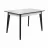 Masa OEM MG-A05~White glass+Black Leg