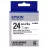 Cartus EPSON 24mm/9m Std Blk/Wht,  LK6WBN C53S656006