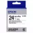Cartus EPSON 24mm/9m Std Blk/Wht,  LK6WBN C53S656006