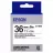 Cartus EPSON 36MM/9M,  LK7WBN STD BLK/WHT 36/9,  C53S657006